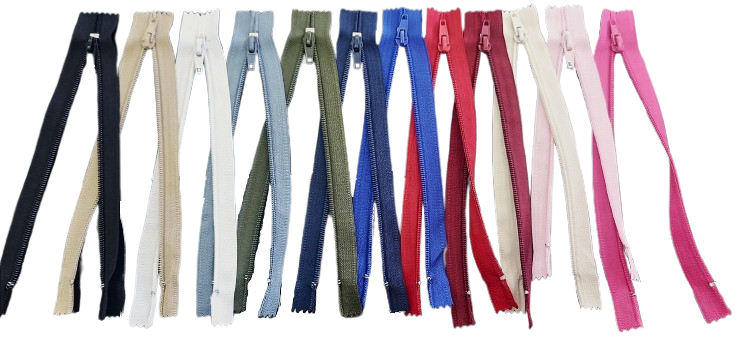 CIERRE NYLON VARIOS COLORES 15CM — MKS Mercería