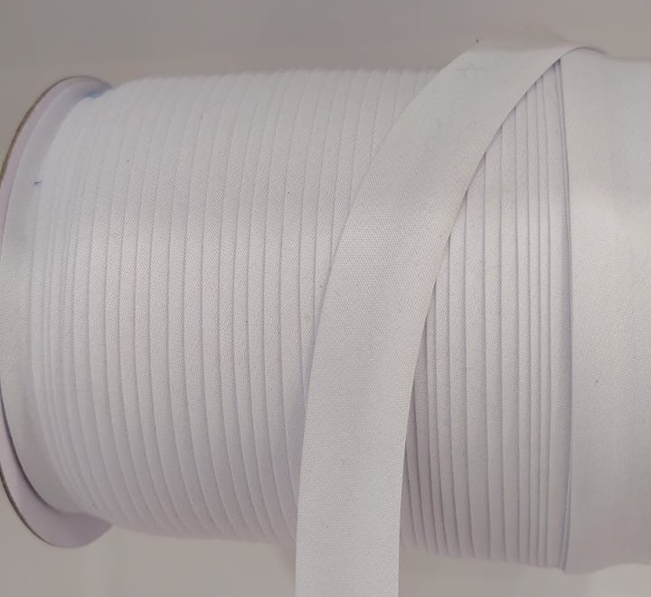 SESGO LLANO COLOR BLANCO 1.5MM X METRO — MKS Mercería