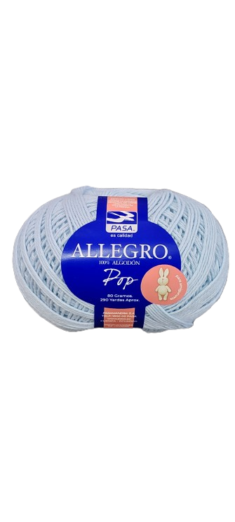 Allegro Pop 80gr Pasa Color Celeste Pastel — MKS Mercería