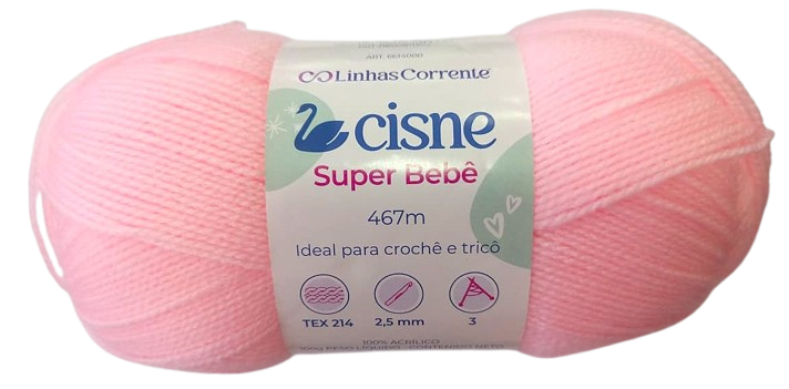 LANA CISNE SUPER BEBE ROSA 100GR — MKS Mercería