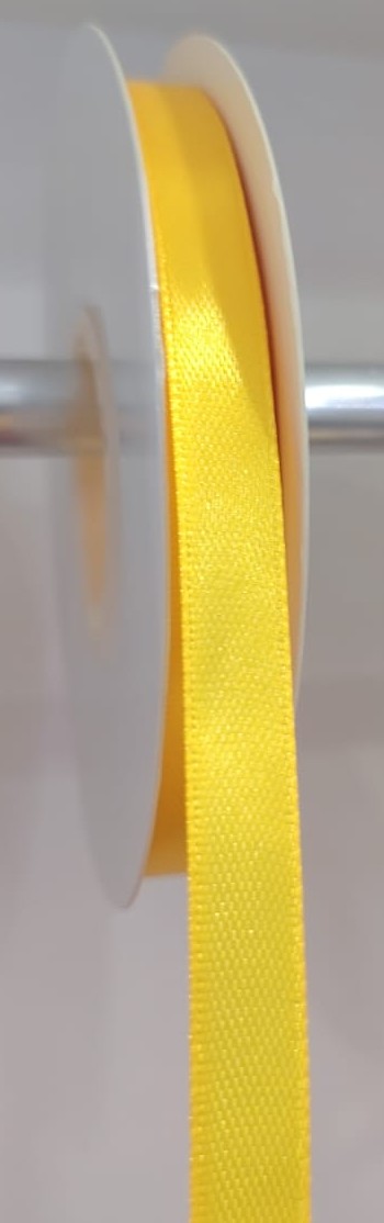 CINTA SATIN GENERICA 1CM COLOR AMARILLO X METRO — MKS Mercería