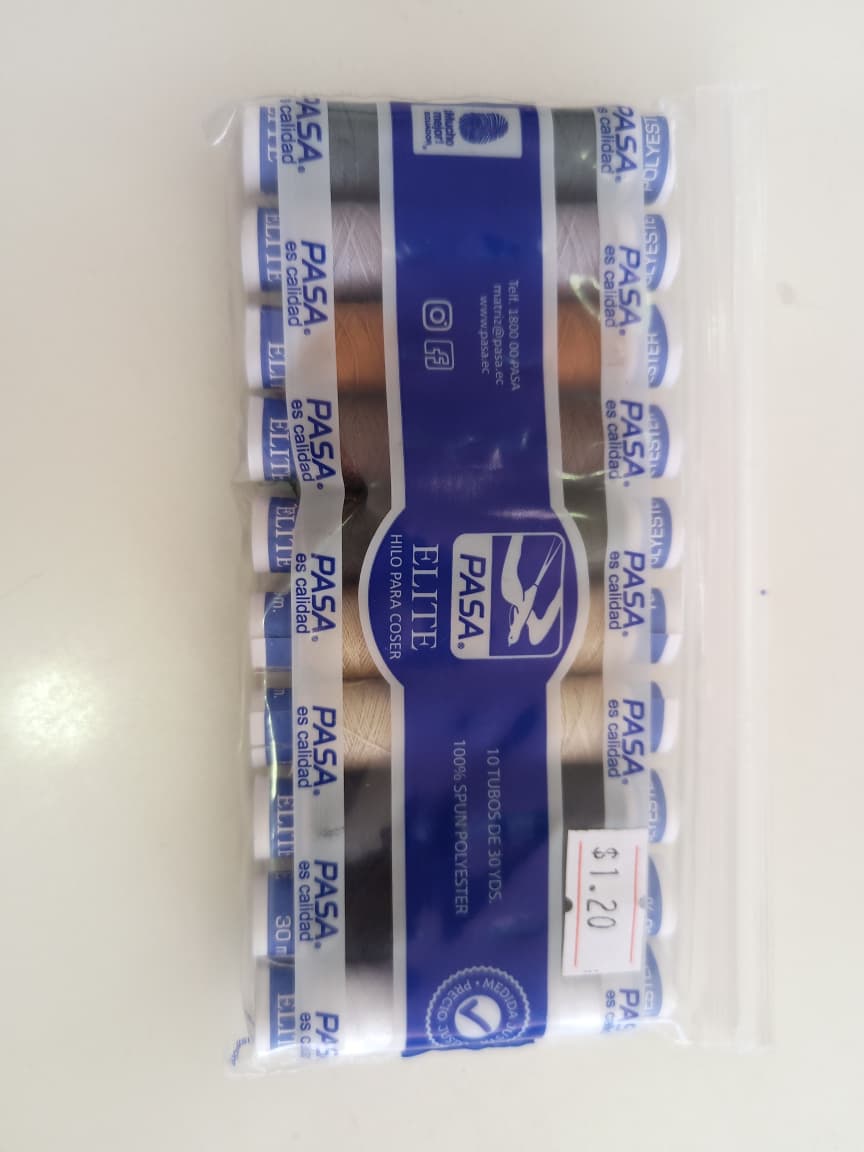 HILO PASA PACKX10 COLOR — MKS Mercería