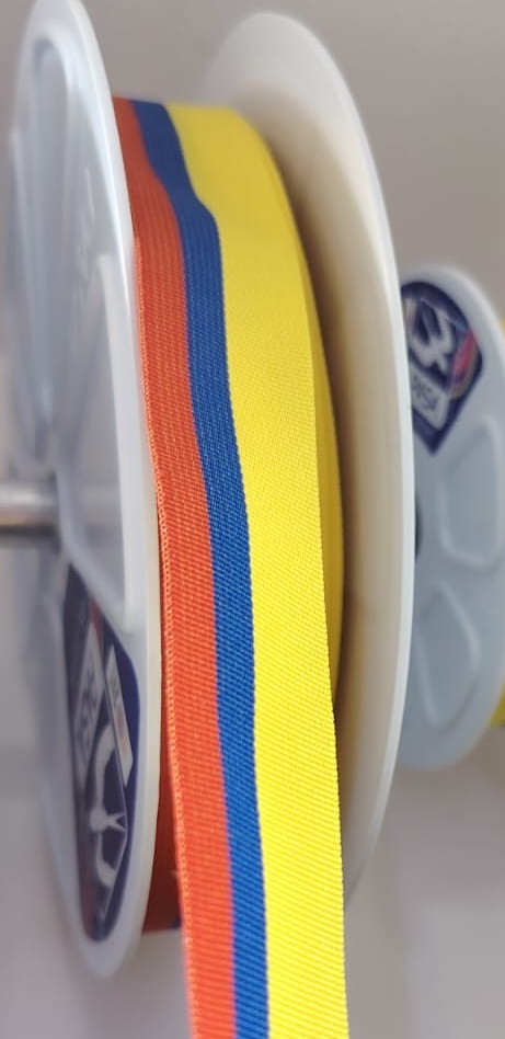 CINTA TRICOLOR PASA 2.4CM X METRO — MKS Mercería