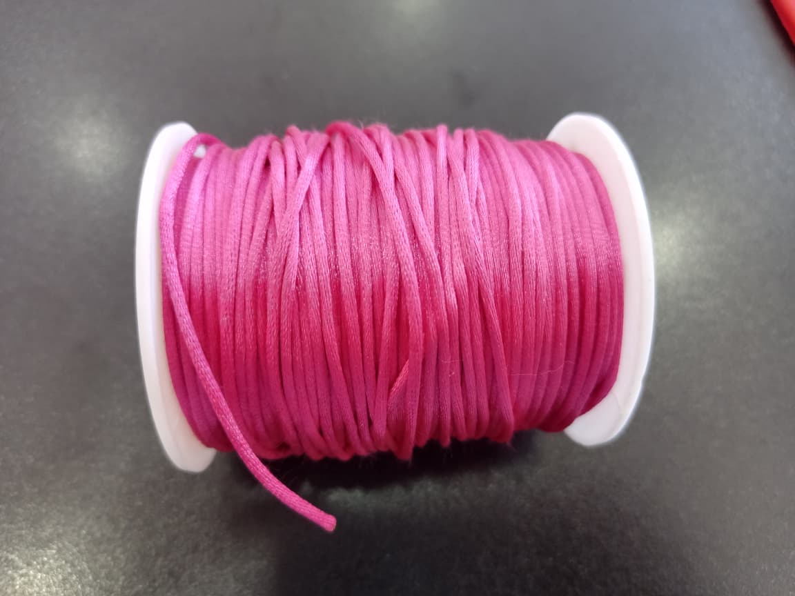 CORDON COLA DE RATA 2MM ROSA — MKS Mercería