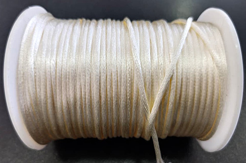 CORDON COLA DE RATA 2MM BEIGE — MKS Mercería