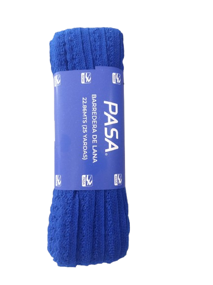 BARREDERA AZUL ELECTRICO X PIEZA 22.86 MT — MKS Mercería