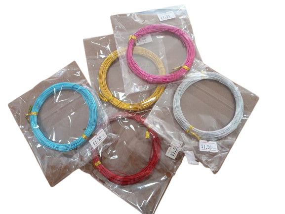 ALAMBRE PARA BISUTERIA (VARIOS COLORES) — MKS Mercería