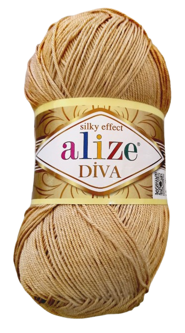 ALIZE DIVA COLOR  CRUDO 100G — MKS Mercería