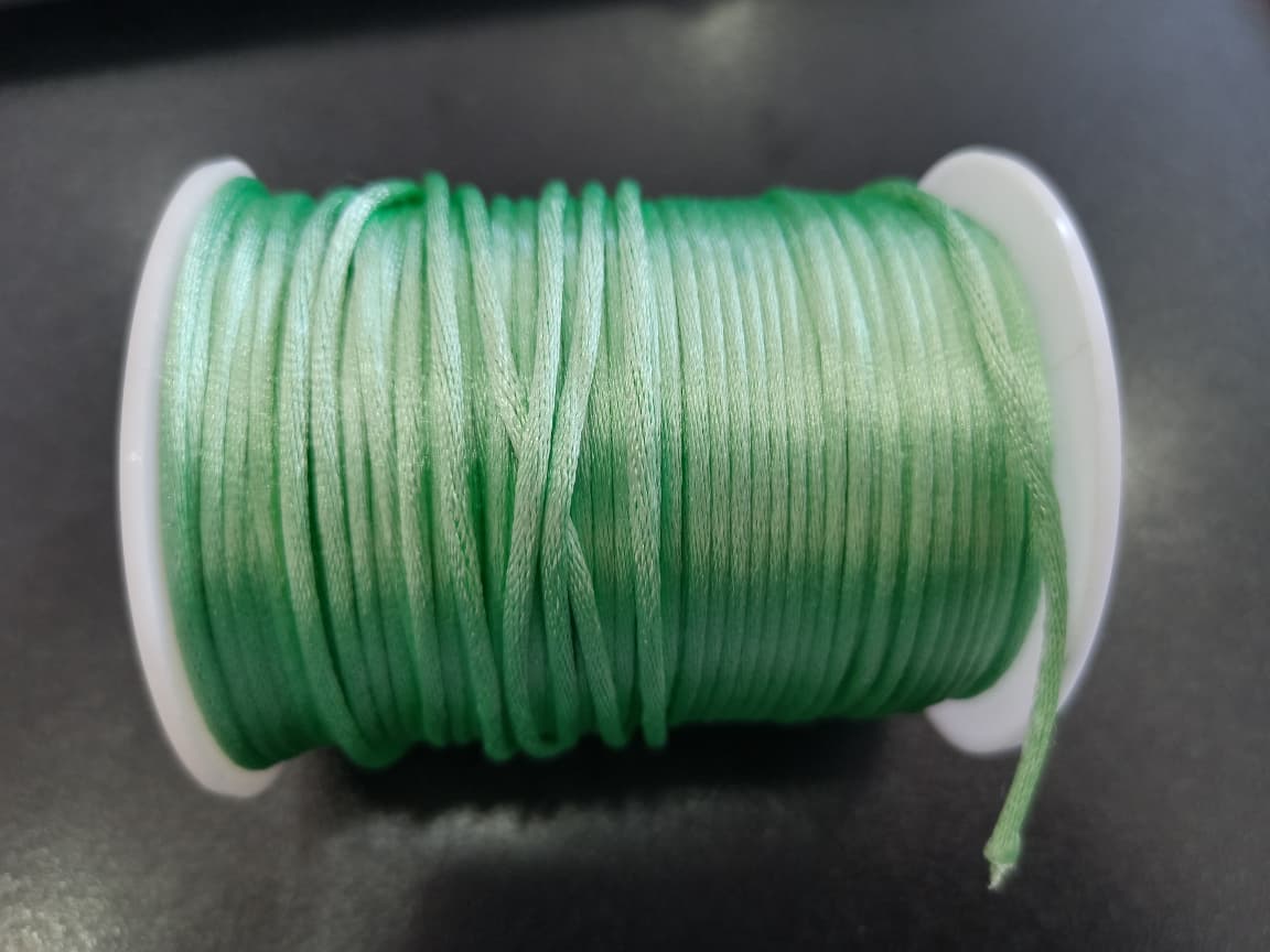 CORDON COLA DE RATA 2MM VERDE CLARO — MKS Mercería