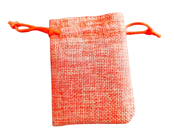 Bolsitas De Tela Color Naranja — MKS Mercería