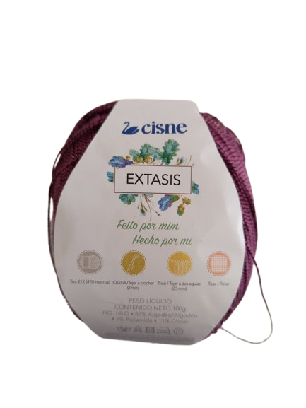 LANA CISNE EXTASIS COLOR VINO 100GR — MKS Mercería