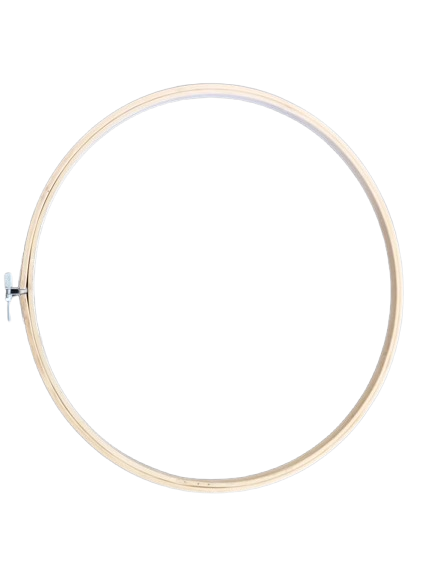 ARO DE MADERA PARA BORDAR 20CM  — MKS Mercería