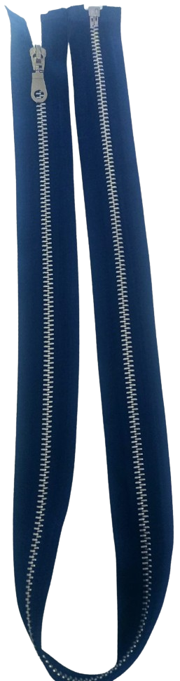 CIERRE METALICO PARA CHOMPA 80CM AZUL OSCURO — MKS Mercería
