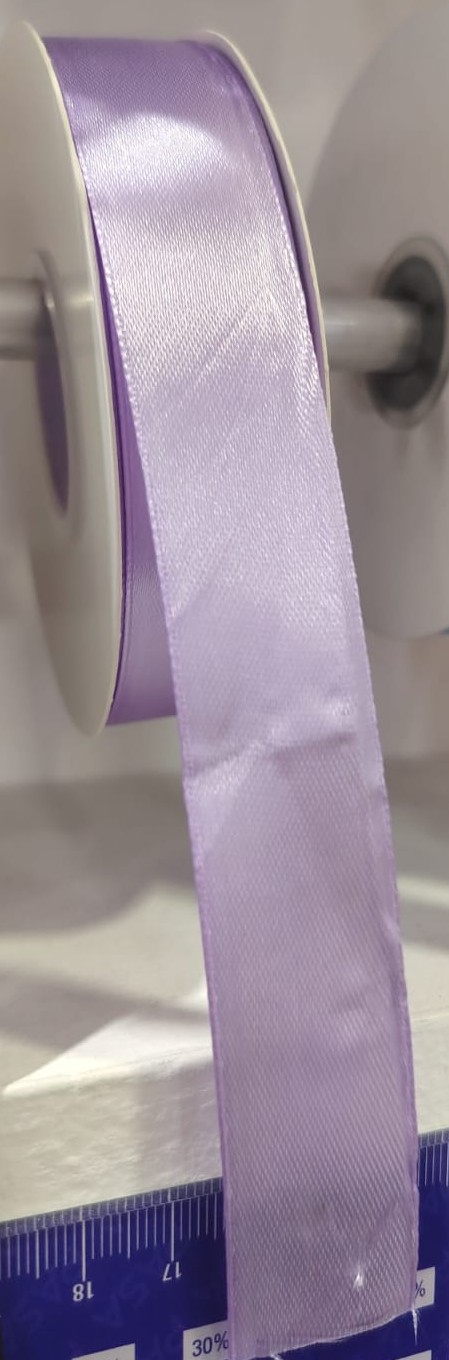 CINTA SATIN GENERICA 2.5CM COLOR LILA X METRO — MKS Mercería