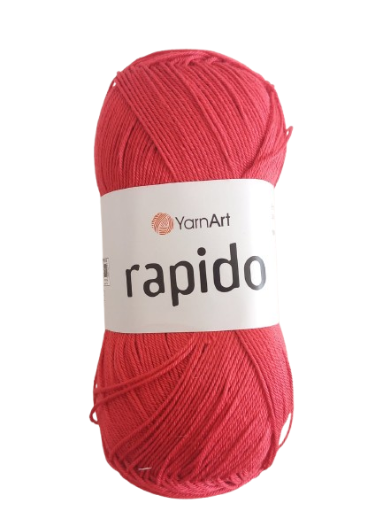 LANA RAPIDO YARN ART COLOR ROJO — MKS Mercería