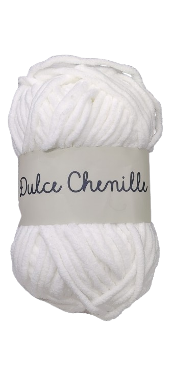 Lana Dulce Chenille 100g Blanco — MKS Mercería