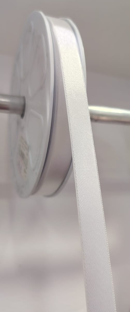 CINTA RASO PASA 1.2CM COLOR BLANCO X METRO — MKS Mercería