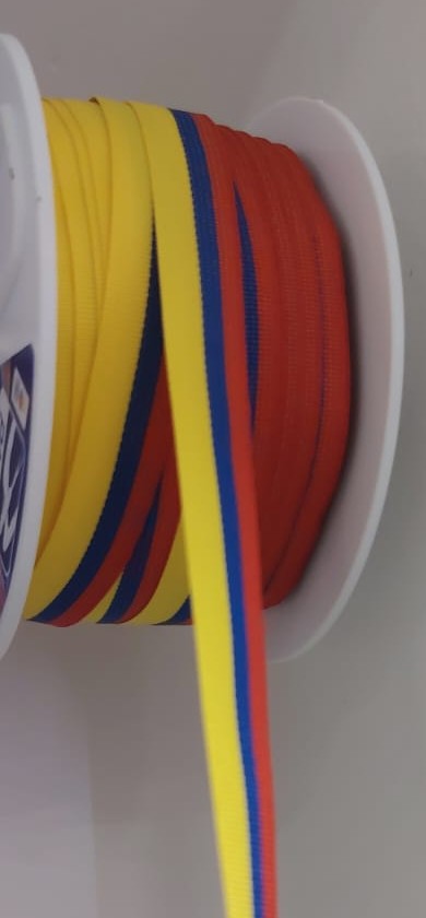 CINTA TRICOLOR PASA 1.3MM X METRO — MKS Mercería