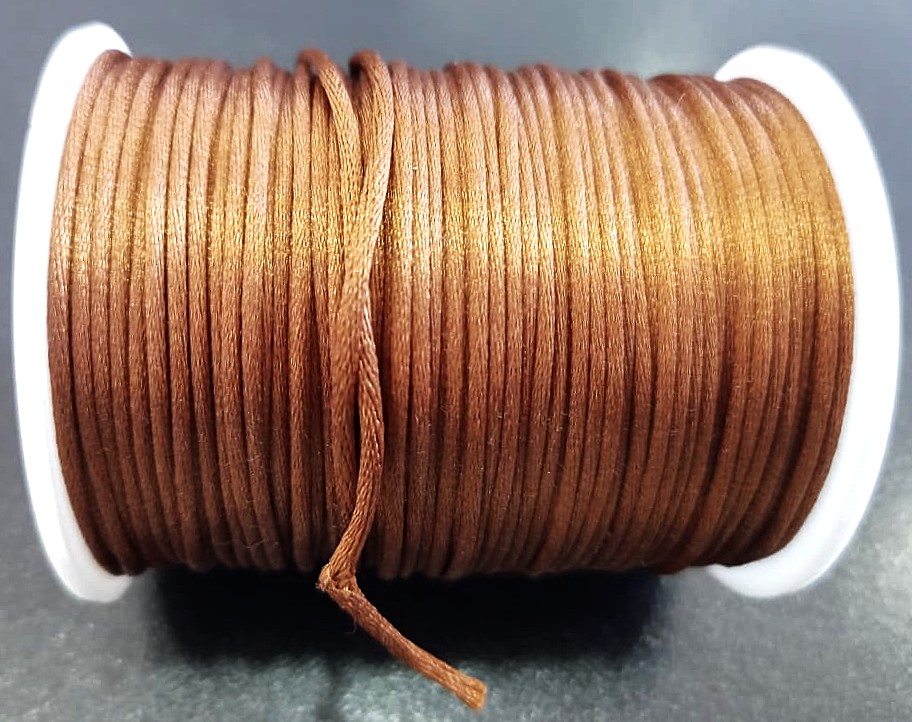 CORDON COLA DE RATA 2MM CAFE — MKS Mercería