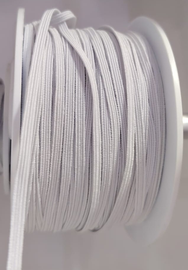 ELASTICO 0.3 MM COLOR BLANCO X METRO — MKS Mercería