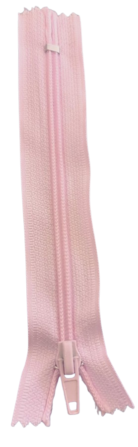 CIERRE NYLON COLOR ROSADO 15CM — MKS Mercería