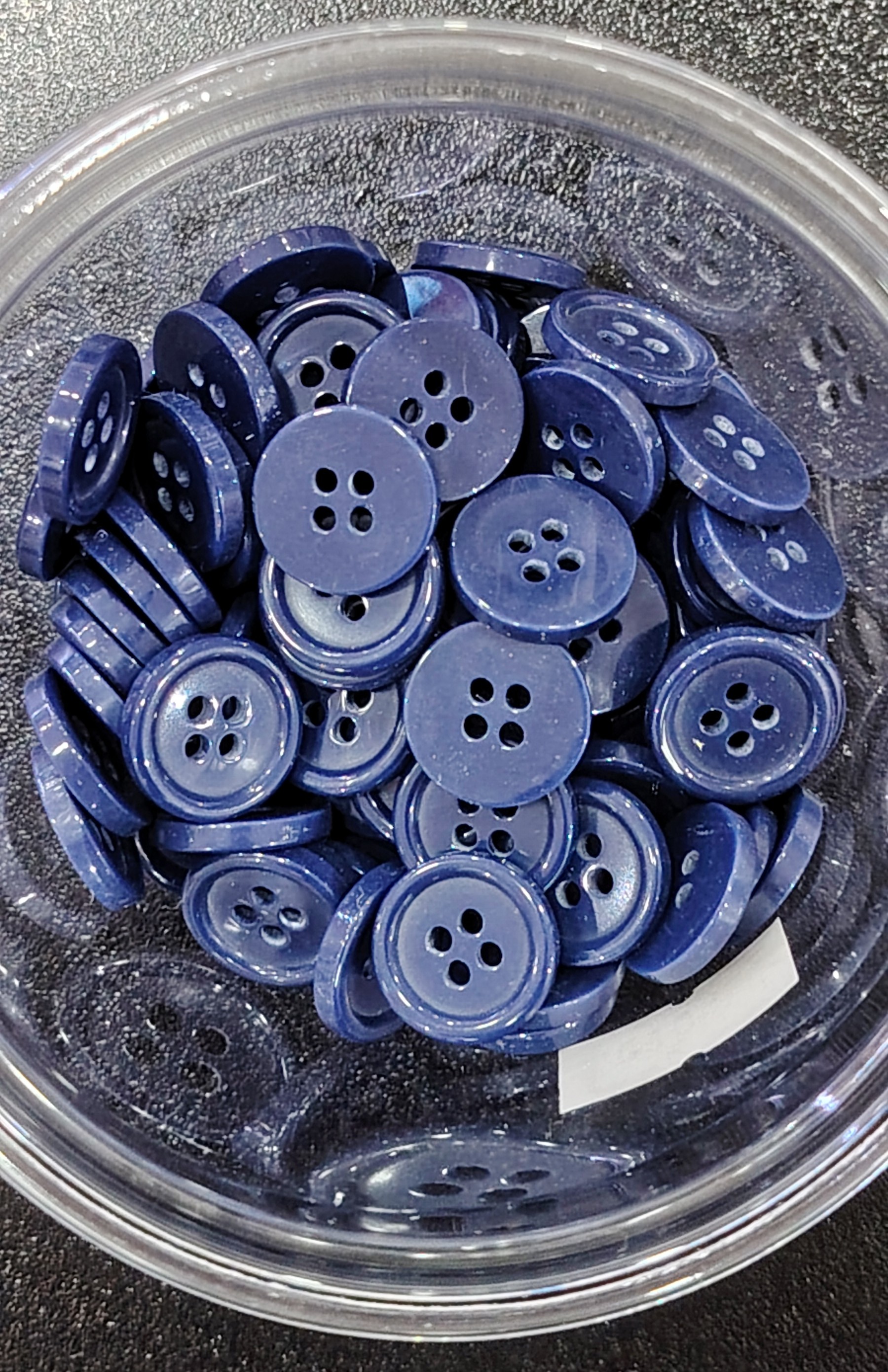 BOTON MEDIANO AZUL — MKS Mercería