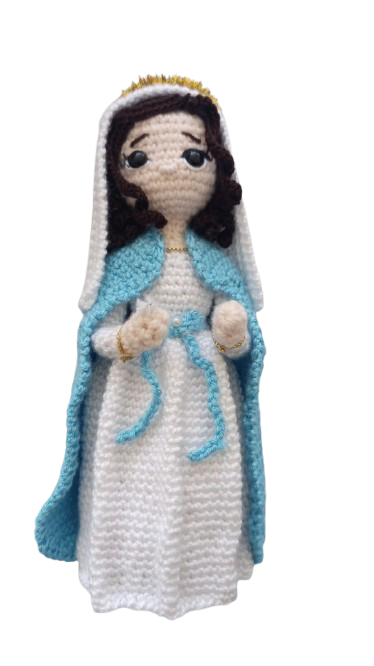 AMIGURUMI DE VIRGEN  — MKS Mercería