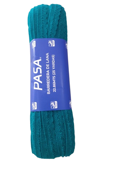 BARREDERA TURQUESA X PIEZA 22.86 MT — MKS Mercería