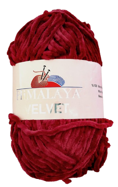 LANA DULCE CHENILLE BRILLANTE 100G ROJO VINO — MKS Mercería