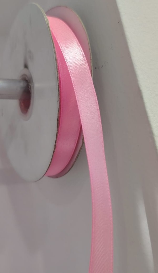 CINTA SATIN GENERICA 1.2CM COLOR ROSADO X METRO — MKS Mercería