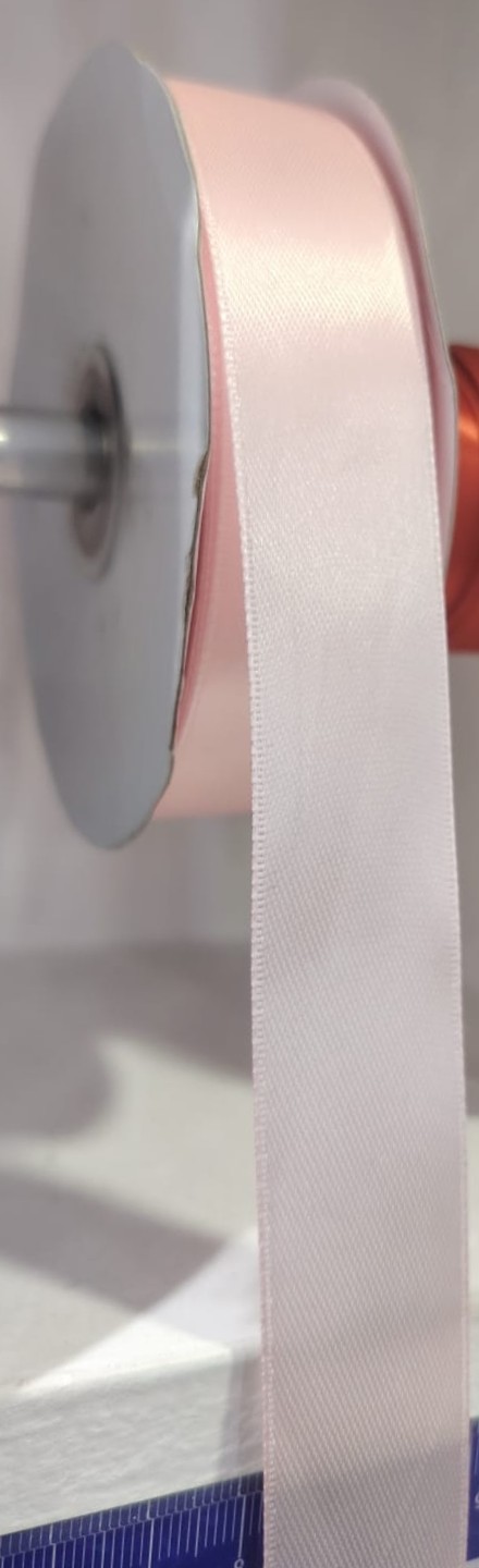 CINTA SATIN GENERICA 2.5CM COLOR ROSA BEBE X METRO — MKS Mercería