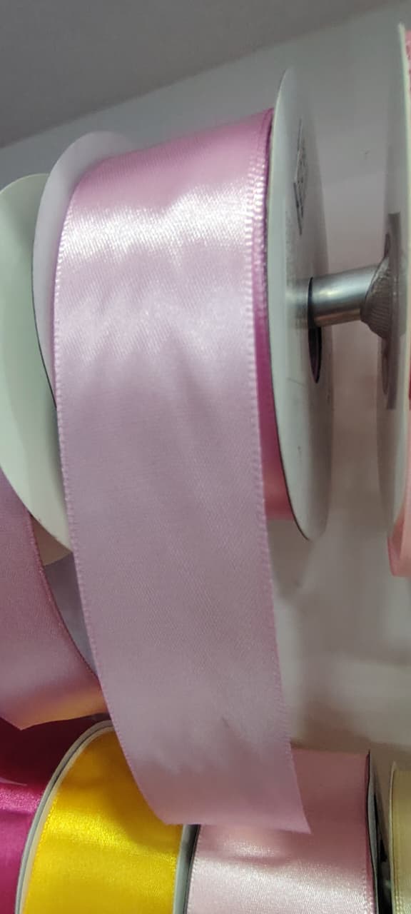 CINTA SATIN GENERICA 4.00CM COLOR ROSA FUERTE X METRO — MKS Mercería
