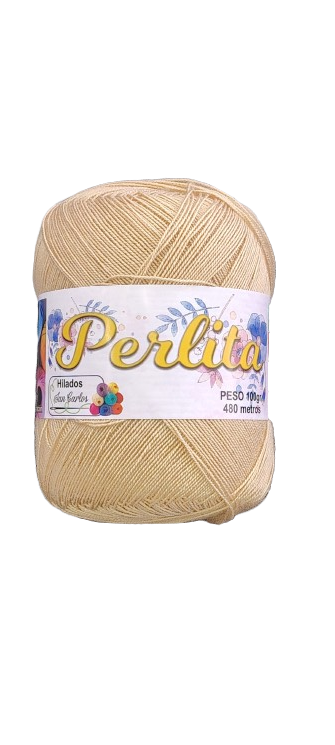 Lana Perlita Color Crema 100gr — MKS Mercería
