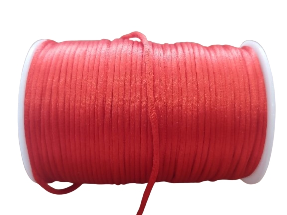CORDON COLA DE RATA 2.5MM ROJO  — MKS Mercería