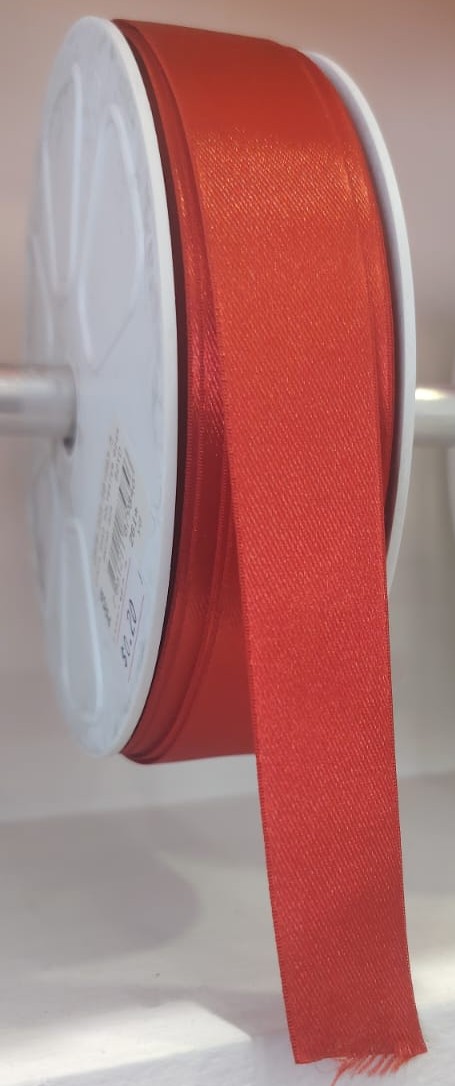CINTA RASO PASA 2.4 CM COLOR ROJO X METRO — MKS Mercería