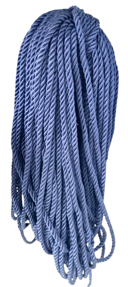 CORDON TRENZADO COLOR AZUL MARINO X METRO — MKS Mercería
