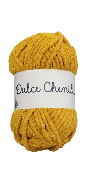 Lana Dulce Chenille 100g Mostaza — MKS Mercería