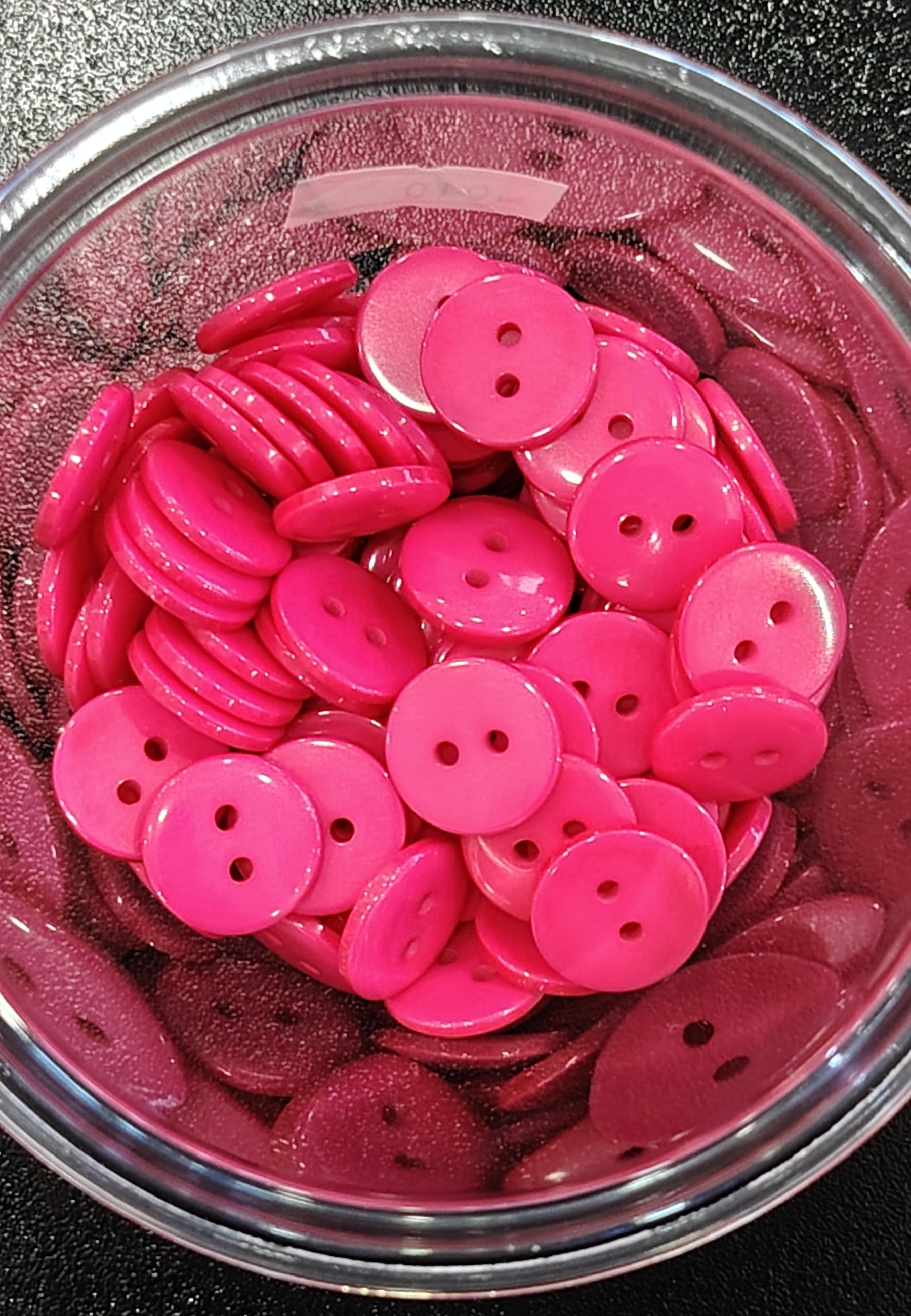 BOTON MEDIANO ROSA — MKS Mercería