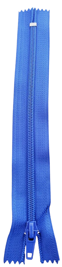 CIERRE NYLON COLOR AZUL ELECTRICO 20CM — MKS Mercería