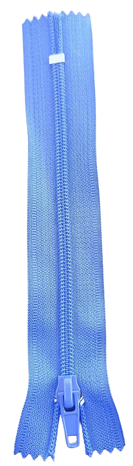 CIERRE NYLON COLOR AZUL ELECTRICO 15CM — MKS Mercería