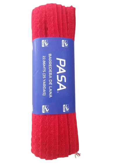 BARREDERA ROJO X PIEZA 22.86 MT — MKS Mercería