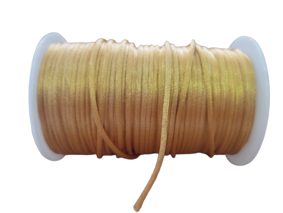 CORDON COLA DE RATA  2.5MM DORADO — MKS Mercería