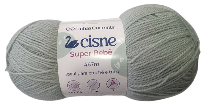 LANA CISNE SUPER BEBE GRIS 100GR  — MKS Mercería