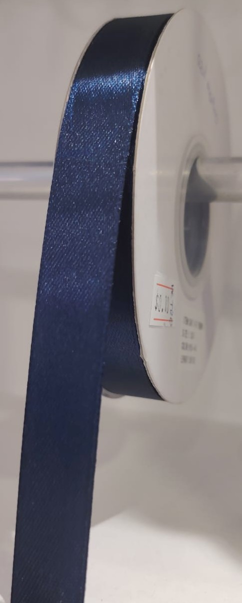 CINTA SATIN GENERICA 1.5CM COLOR AZUL MARINO X METRO — MKS Mercería