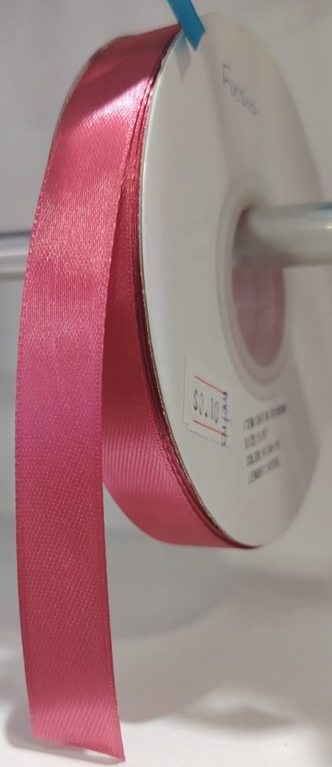 CINTA SATIN GENERICA 1.5CM COLOR FUCSIA X METRO — MKS Mercería