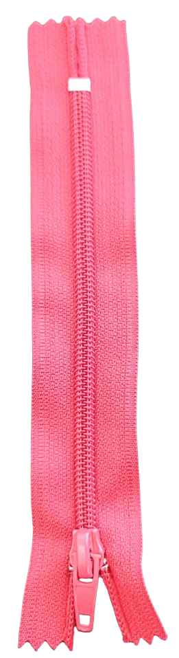 CIERRE NYLON COLOR ROJO 15CM — MKS Mercería
