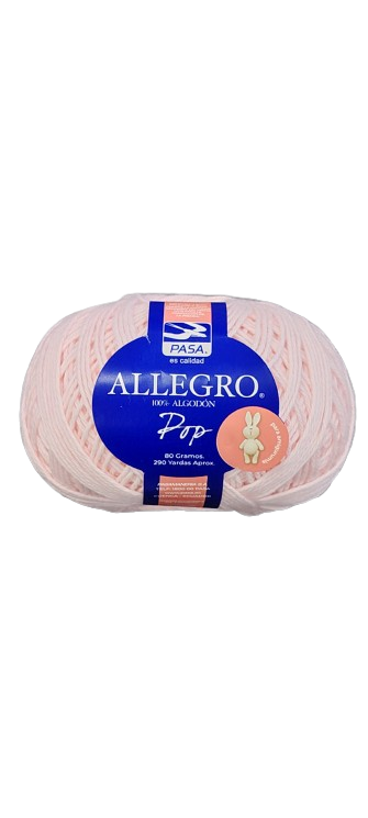 Allegro Pop 80gr Pasa Color Rosado Pastel — MKS Mercería