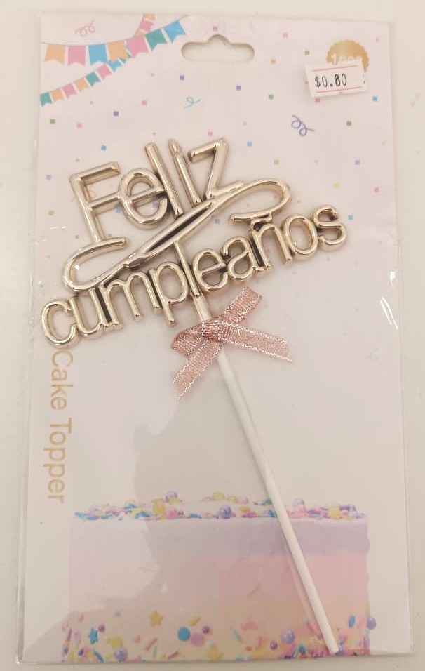 PICK FELIZ CUMPLEAÑOS — MKS Mercería