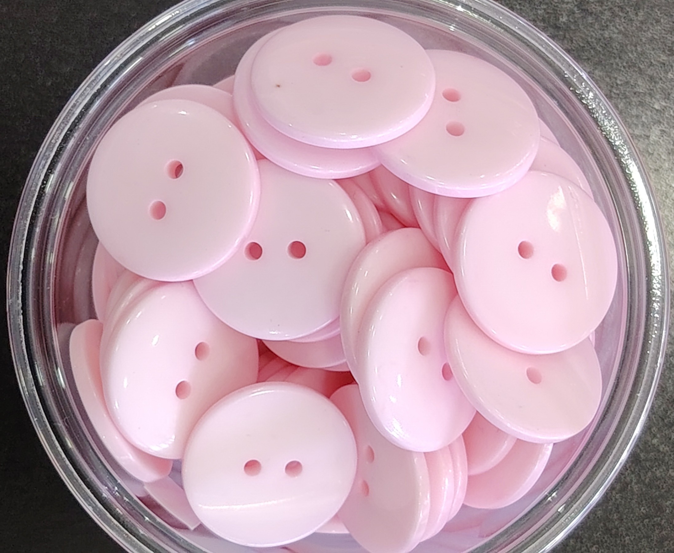 BOTON GRANDE ROSA PASTEL — MKS Mercería