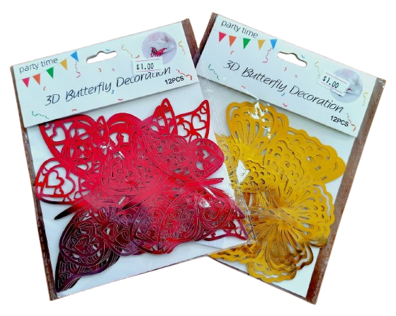 Mariposa Decorativa Pack12 — MKS Mercería